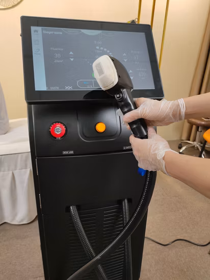 FDA 808nm 티타늄 다이오드 레이저 제모 IPL Opt Elight RF 스킨 케어 퍼밍 회춘 사진 회춘 미용 장비 얼음 레이저 기계