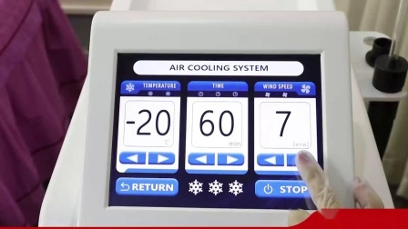 분수 IPL 레이저 다이오드 CO2 레이저 치료 시스템을 위한 Zimmer 극저온 피부 냉각 기계/찬 공기 냉각 장비